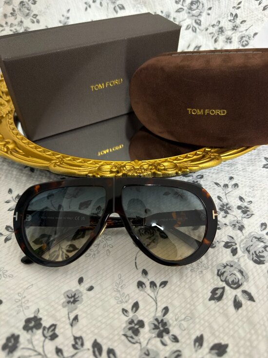 ❤️TOM FORD Classic Pilot Tortoiseshell Sunglasses main image 6